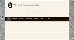 Desktop Screenshot of oberlinviolinmakers.org